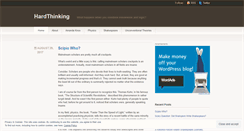 Desktop Screenshot of hardthinking.com